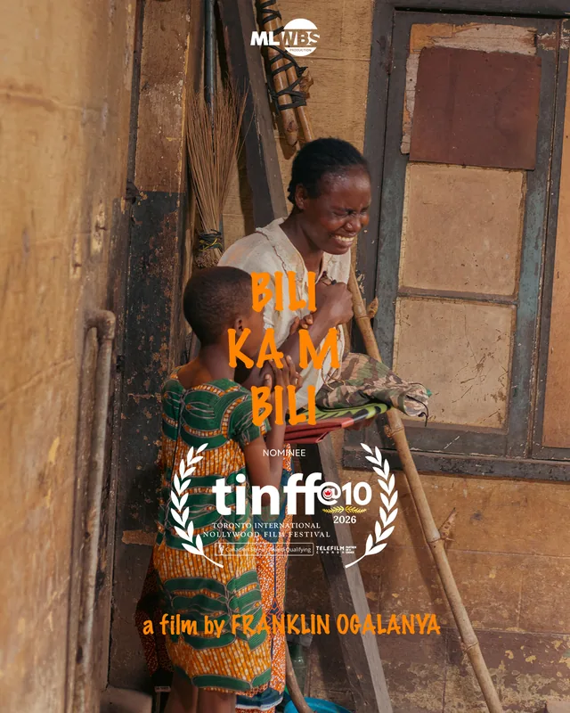 Bili kam Bili poster: a mother weeps as her young daughter holds her, TINFF 2026 nominee laurel